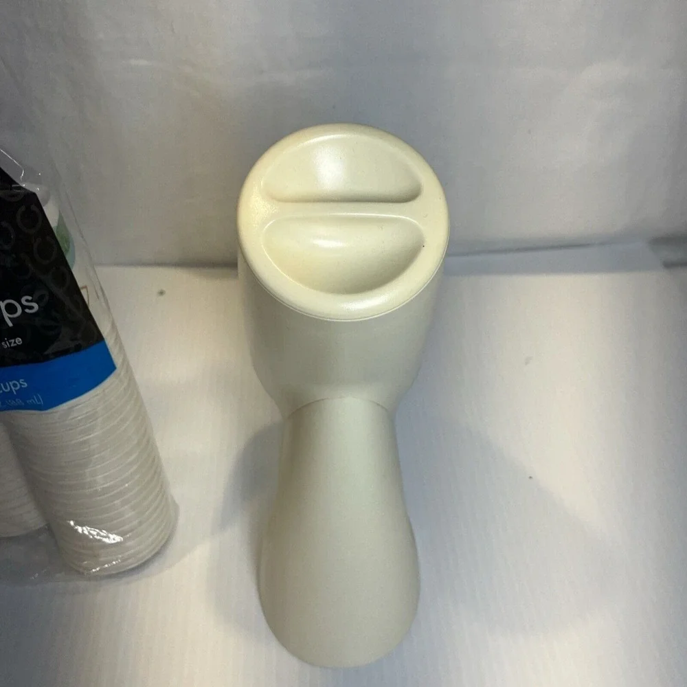 VTG Dixie 3 oz Cup Dispenser Space‎ Age Retro Bathroom Kitchen Counter Top BONUS